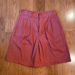 Muji | pleated shorts | size:s